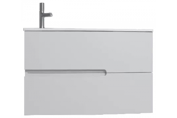 Тумба с раковиной Jacob Delafon Nona 80 L глянцевый белый