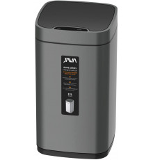 Мусорное ведро Java S-883-12Q 12 л, графит