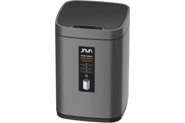 Мусорное ведро Java S-883-9Q 9 л, графит