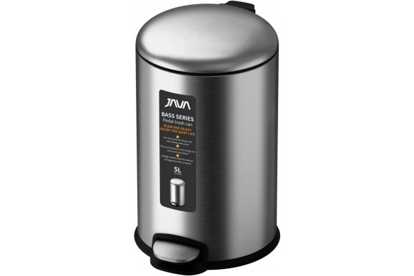 Мусорное ведро Java S-885-5L 5 л, сатин