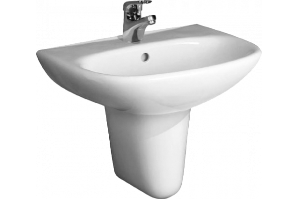 Раковина Jika Zeta 50 1039.0 с полупьедесталом