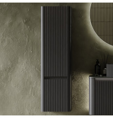 Шкаф-пенал Jorno Lumino 35 антрацит, универсальный