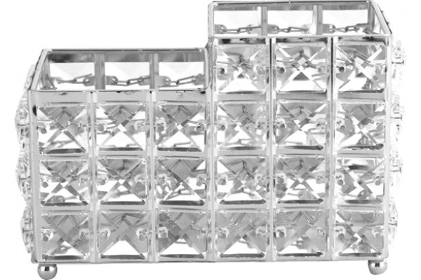 Контейнер Kassatex Crystal CRY-ORW-CR серебро
