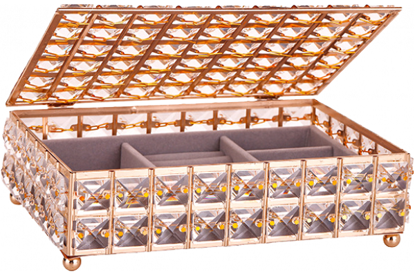 Контейнер Kassatex Crystal Gold CRY-JWY-GD