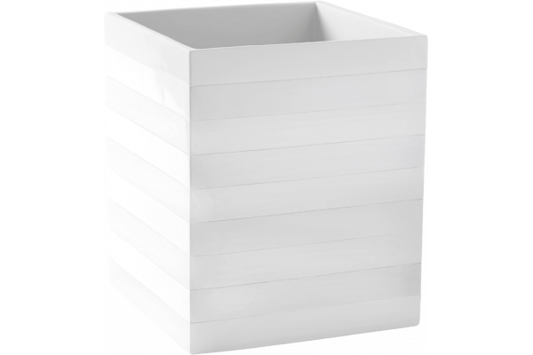 Мусорное ведро Kassatex Cabana White ACL-WB-W белое