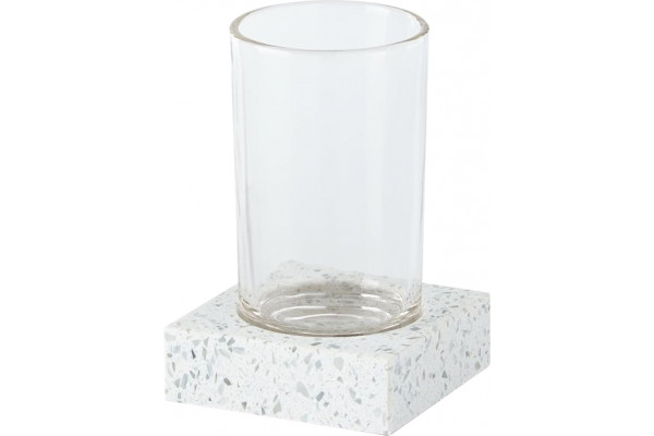 Стакан Kassatex Terrazzo ATZ-T-LGY