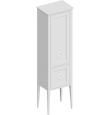 Шкаф-пенал Kerama Marazzi Plaza Classic Neo 165 белый матовый