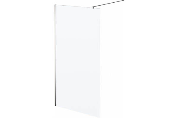 Душевая перегородка Kerama Marazzi Vetro VE.100.WI.CR 100 см, профиль хром, стекло прозрачное