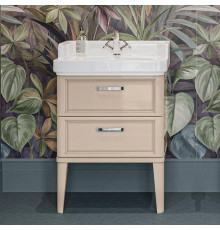 Тумба с раковиной Kerama Marazzi Pompei 60 с 2 ящиками, камео бежевая