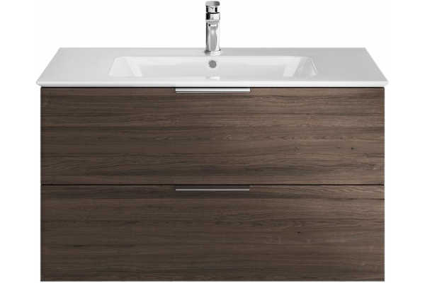 Тумба с раковиной Kerama Marazzi Piano 95, подвесная, дымчатый вяз