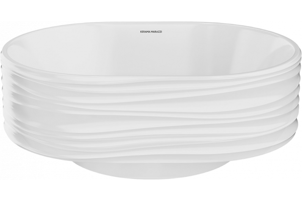 Раковина Kerama Marazzi Sabbia 50 белая глянцевая