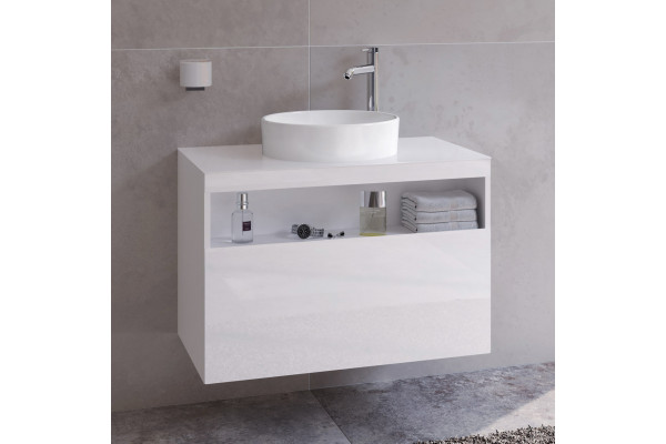 Тумба с раковиной Keuco Stageline 32865 80 см, белая