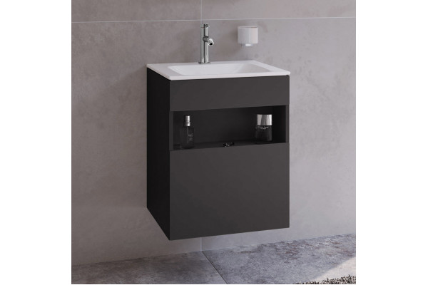Тумба с раковиной Keuco Stageline 32842 50 см, вулканит