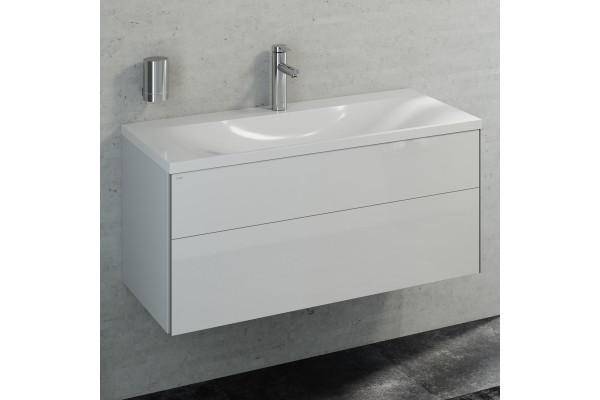 Тумба с раковиной Keuco Royal Reflex 100 белая