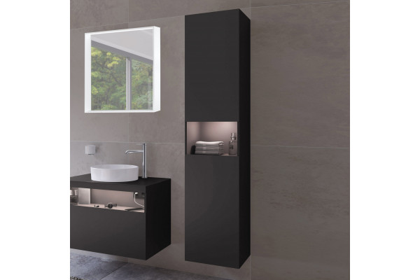 Шкаф-пенал Keuco Stageline 32831 R, вулканит, с подсветкой