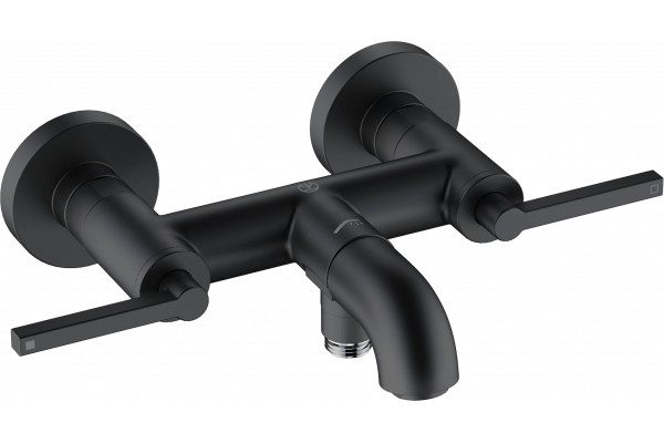 Смеситель для ванны с душем Kludi Nova Fonte Puristic 205403915 черный матовый