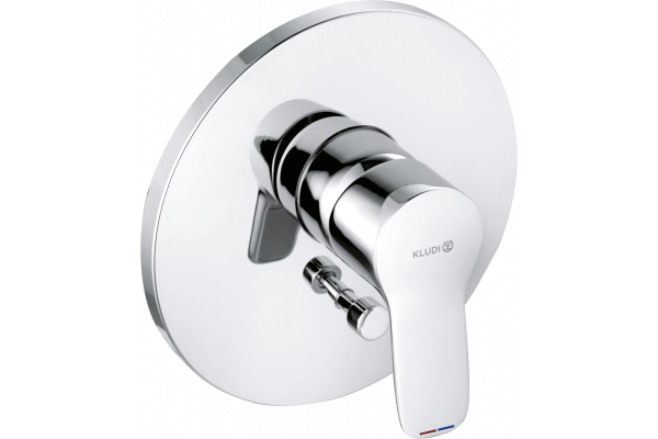 Смеситель для ванны с душем Kludi Pure&Easy 374190565 с внутренней частью 38636