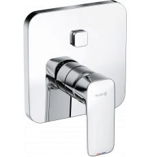 Смеситель для ванны с душем Kludi Pure&Style 406590575 хром, с внутренней частью 88011