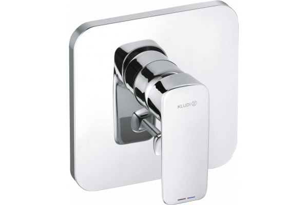 Смеситель для ванны с душем Kludi Pure&Style 404190575 хром, с внутренней частью 38636