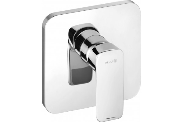 Смеситель для душа Kludi Pure&Style 406550575 хром, с внутренней частью 88011