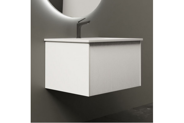 Тумба с раковиной La Fenice Terra 60 белая