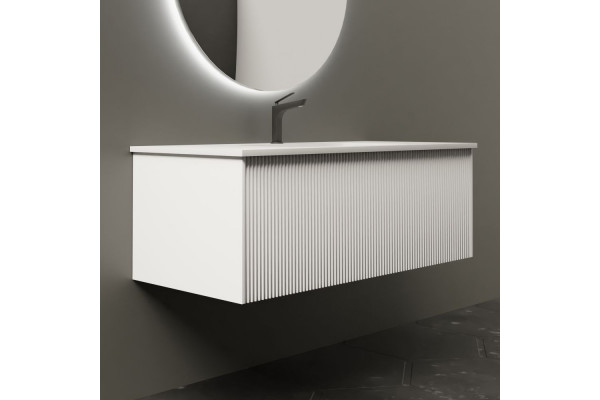 Тумба с раковиной La Fenice Terra 100 белая