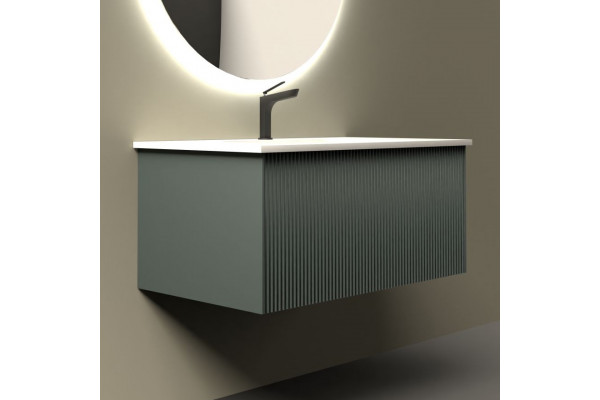 Тумба с раковиной La Fenice Terra 80 серая