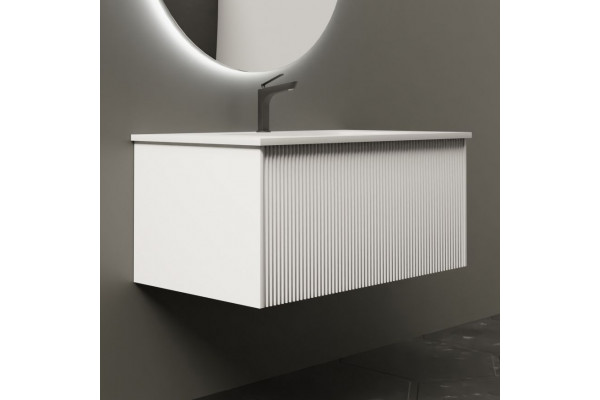 Тумба с раковиной La Fenice Terra 80 белая