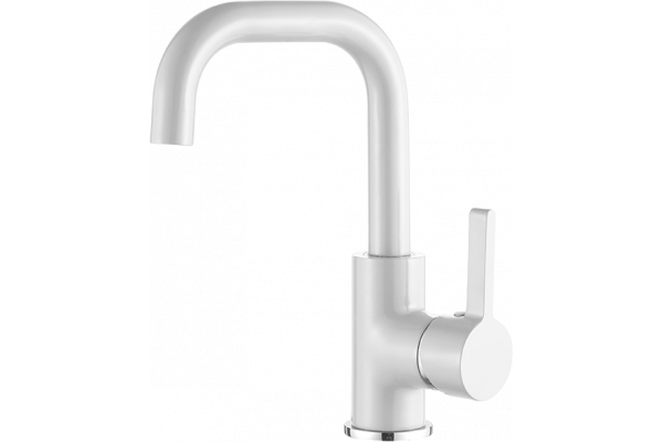 Смеситель для раковины Ledeme L1099W белый