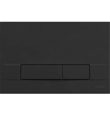 Кнопка смыва Lemark Bit 9802006 матовый черный soft touch