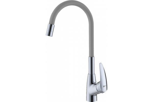 Смеситель для кухни Lemark Linara LM0415C-Gray с гибким изливом
