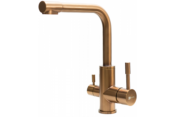 Смеситель для кухни Lemark Expert LM5061RGN розовое золото