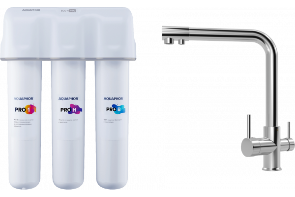 Смеситель для кухни MEGA Life MG-TK05 + Кристалл ECO H Pro