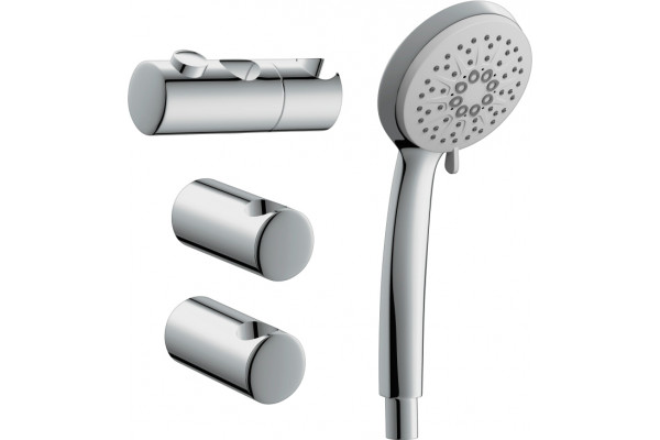 Смеситель для ванны с душем MEGA City MG-ZRV103 + Душевой гарнитур Cersanit Vibe 63067 хром