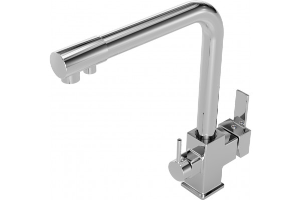 Смеситель для кухни MEGA Life MG-TK06 + Аквафор DWM-101S Морион