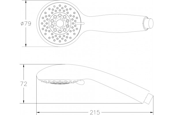 Смеситель для ванны с душем MEGA City MG-ZRV103-B + Душевая лейка Aquanet AF000-07B чёрная матовая