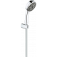 Смеситель для ванны с душем MEGA Mercan MG-SER103 + Душевой гарнитур Grohe Vitalio Comfort 26176000 хром
