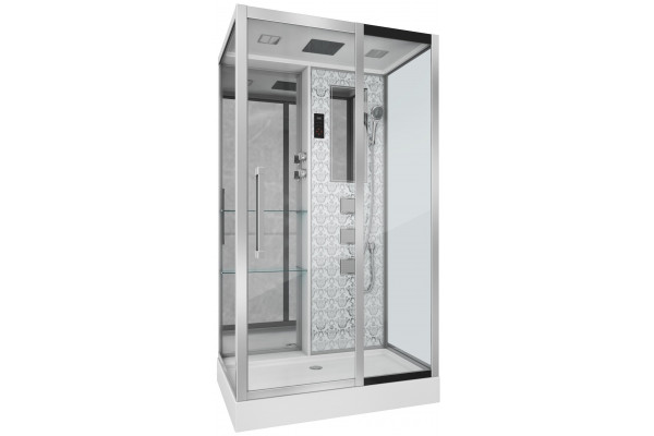 Душевая кабина Niagara Luxe 7713W R серебристый матовый