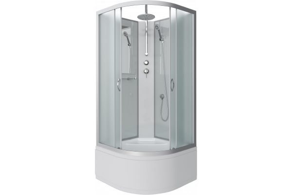 Душевая кабина Niagara Classic NG-2308-14BKT 90x90 см, с тропическим душем