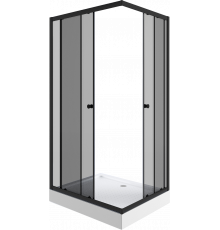 Душевой уголок Niagara Eco NG-118-14QT 110х80 см, стекло тонированное