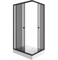 Душевой уголок Niagara Eco NG-012-14QT, 120х80 см, стекло тонированное, с поддоном
