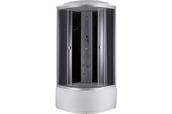 Душевая кабина Niagara NG-2508-14G х220 90х90 тонированные стёкла, с высоким поддоном, с сиденьем