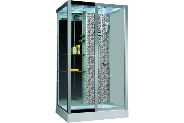 Душевая кабина Niagara Luxe 7713W L серебристый матовый