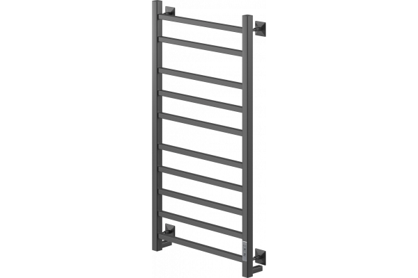 Полотенцесушитель электрический Ника Step 2 100/50, матовый черный RAL9005