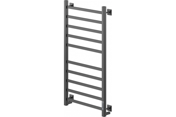 Полотенцесушитель электрический Ника Step 1 100/50, матовый черный RAL9005