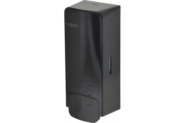 Диспенсер для мыла Nofer Evo 03040.N черный + Салфетки Nofer OC-1-33 100 шт