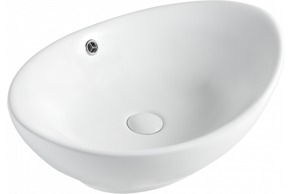 Раковина Orange B08-585w белый глянец