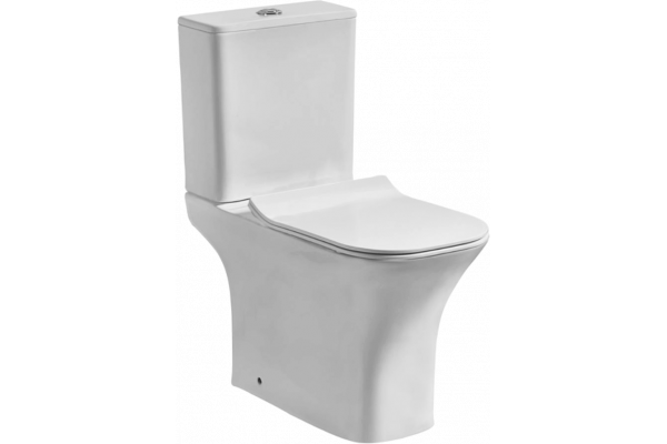 Унитаз-компакт Orange C02 C02-000W безободковый, с микролифтом