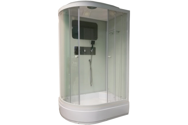 Душевая кабина Parly Bianco BMM120R 120x80, с поддоном, R
