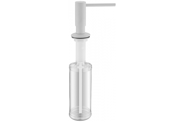 Дозатор для кухонной мойки Paulmark Decus D004-431, белый матовый